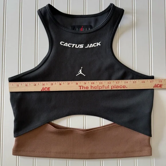 Cactus Jack by Travis Scott Black and Brown Tank Top - Picture 2 of 8